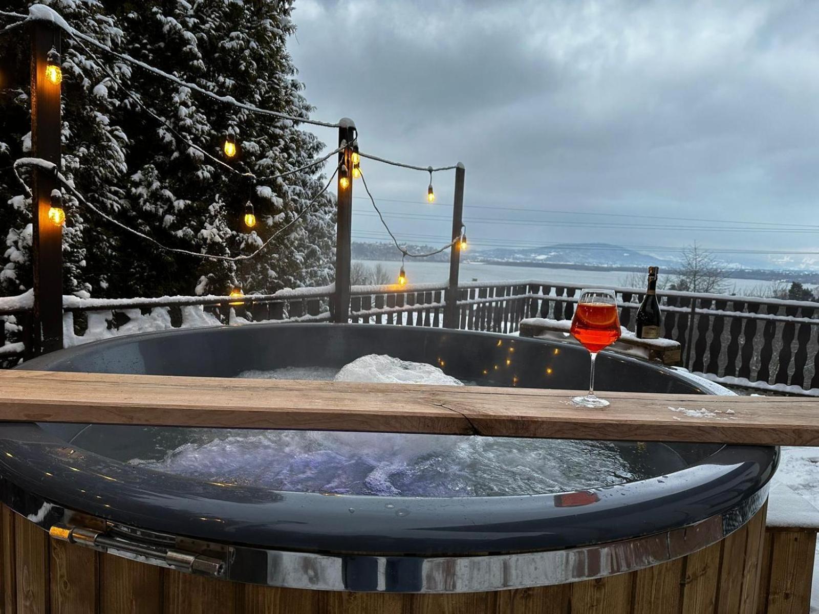 Villa Beskidzka 100 - Sauna & Balia Z Jacuzzi Widok Na Gory I Jezioro Zywieckie Зажече Экстерьер фото